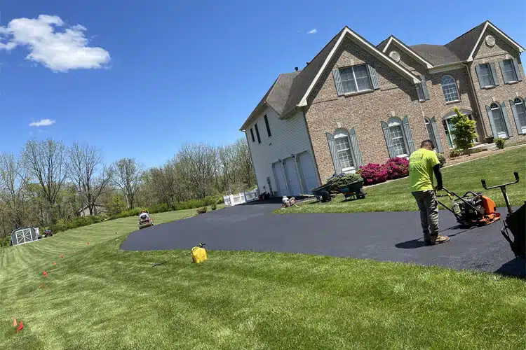 Asphalt paving project