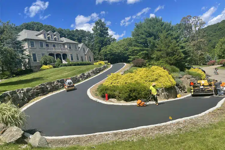 Asphalt paving project