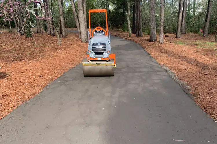 Asphalt paving project