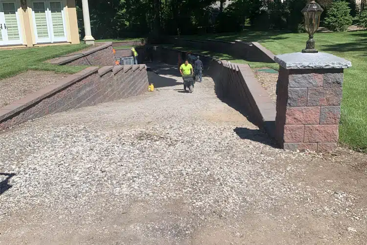 Asphalt paving project