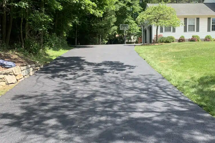 Asphalt paving project
