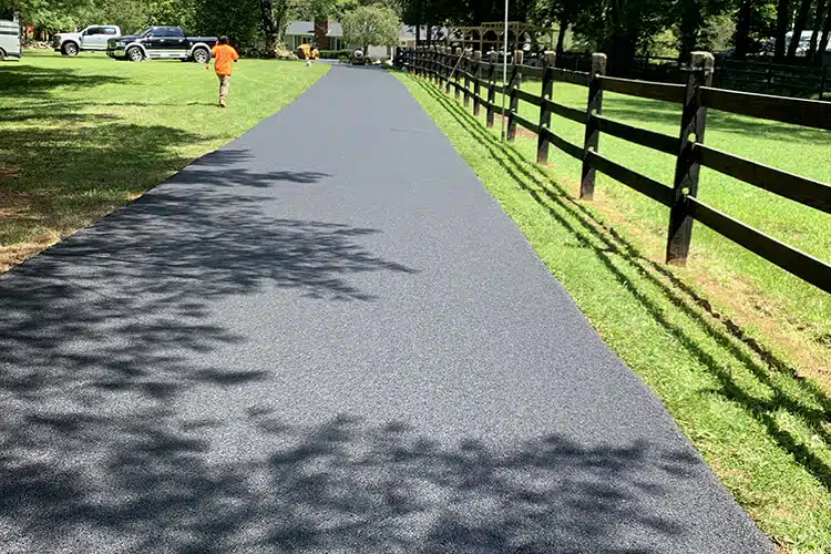 Asphalt paving project
