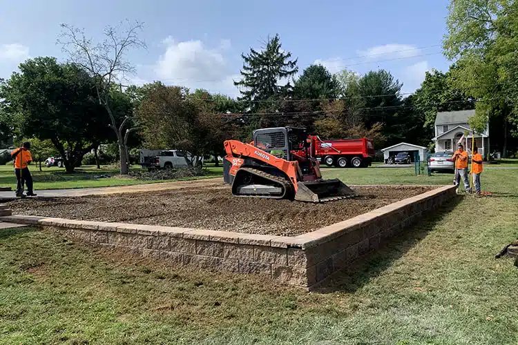 Asphalt paving project