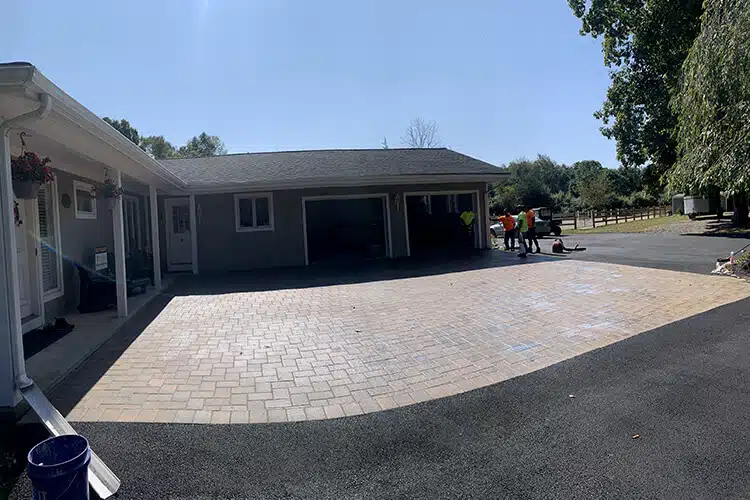 Asphalt paving project